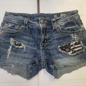 Miss Me signature shorts